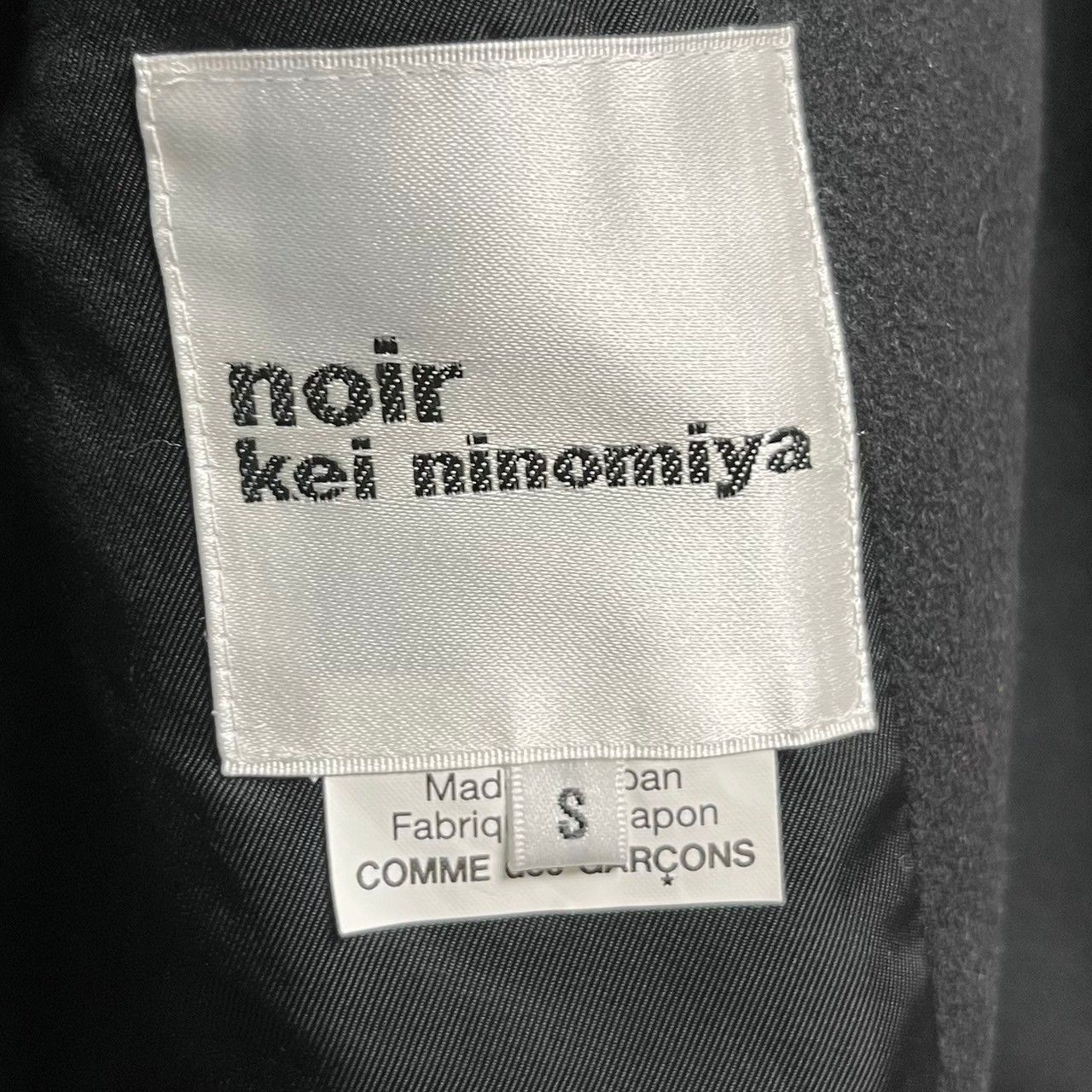 noir kei ninomiya ノワールケイニノミヤ 21AW カシミヤ混ウール