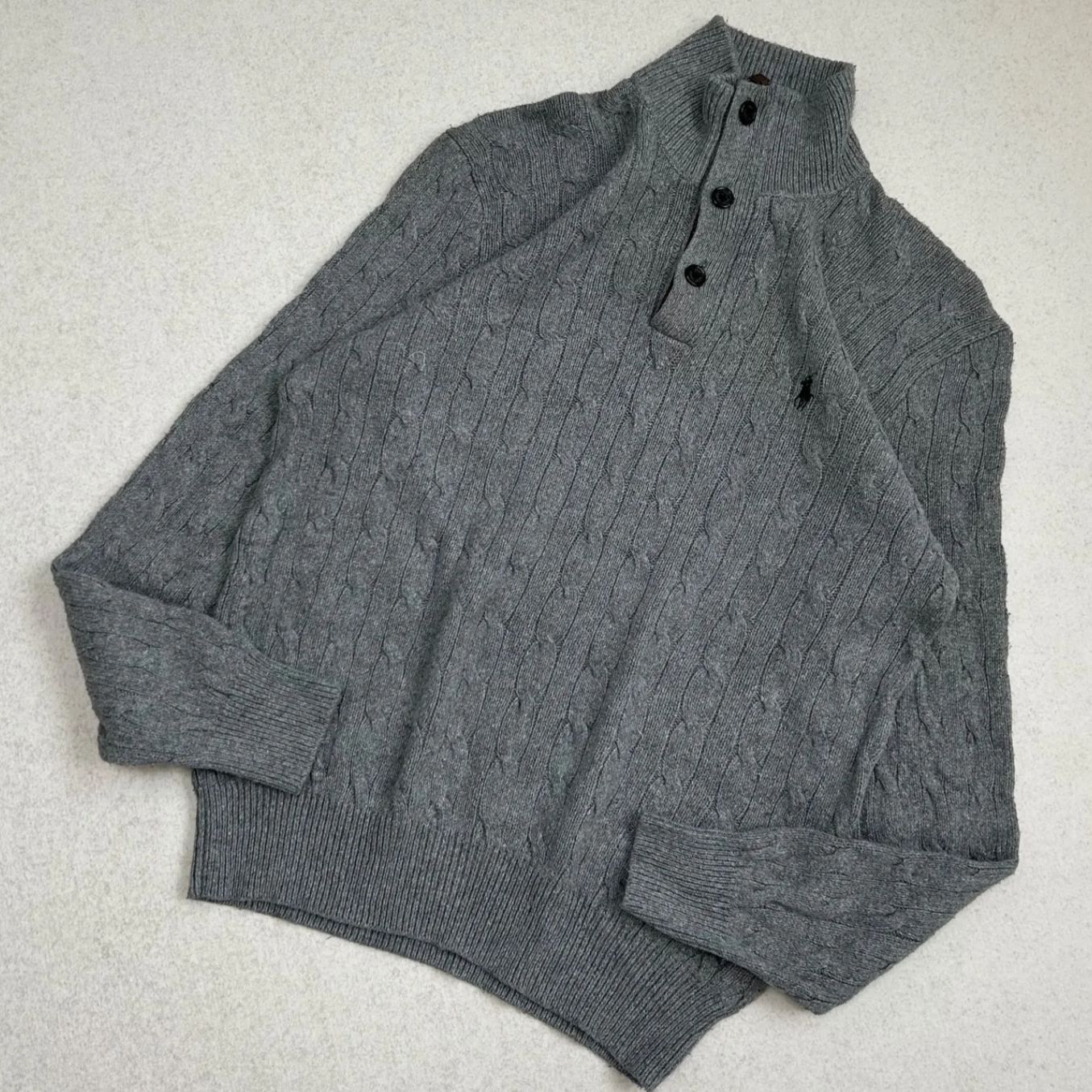 絶対的な信頼 希少素材】100%タッサーシルク tussahSILK POLO RALPH LAUREN ニット+セーター