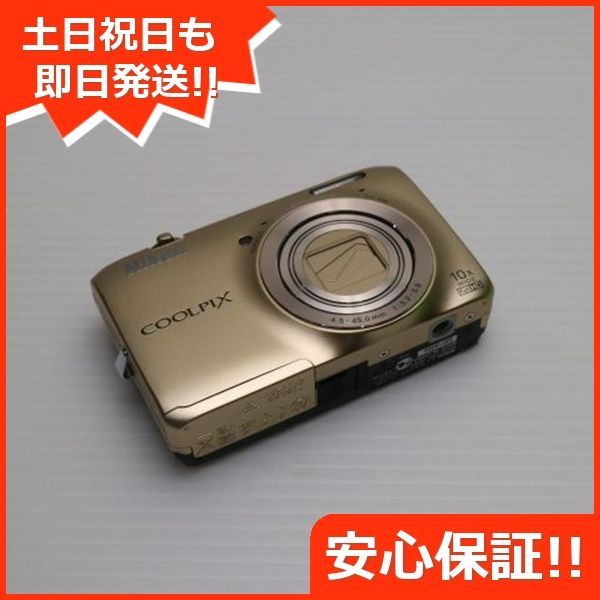 超美品 COOLPIX S6300 エレガントゴールド デジカメ Nikon 25 【公式通販】
