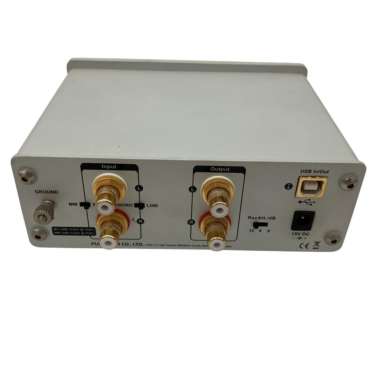 FURUTECH GT40α ヘッドホンアンプ フォノイコライザー USB DAC オーディオ 音響機材 フルテック ジャンク C10451345