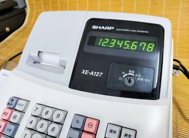シャープレジスター　XE-A127　簡単便利特殊　送料込　1112702 シャープレジスター XE-A127 簡単便利特殊 送料込 1112702