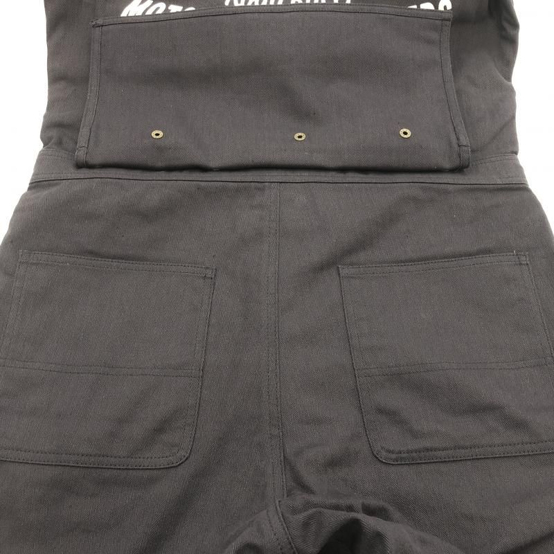 【中古】VANSON オールインワン つなぎ M グレー バンソン[10]