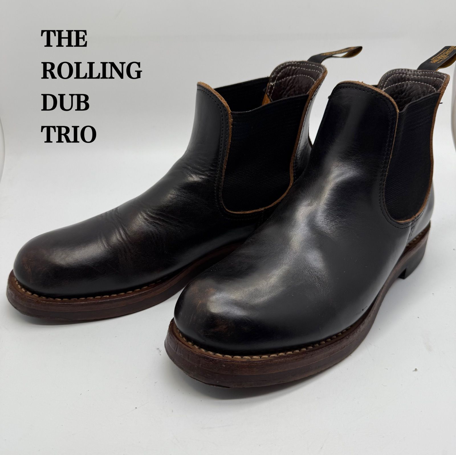 ローリングダブトリオ　us8 サイドゴア　グリーナス THE ROLLING DUB TRIO STAN CHROMEXCEL sidegore boots US9