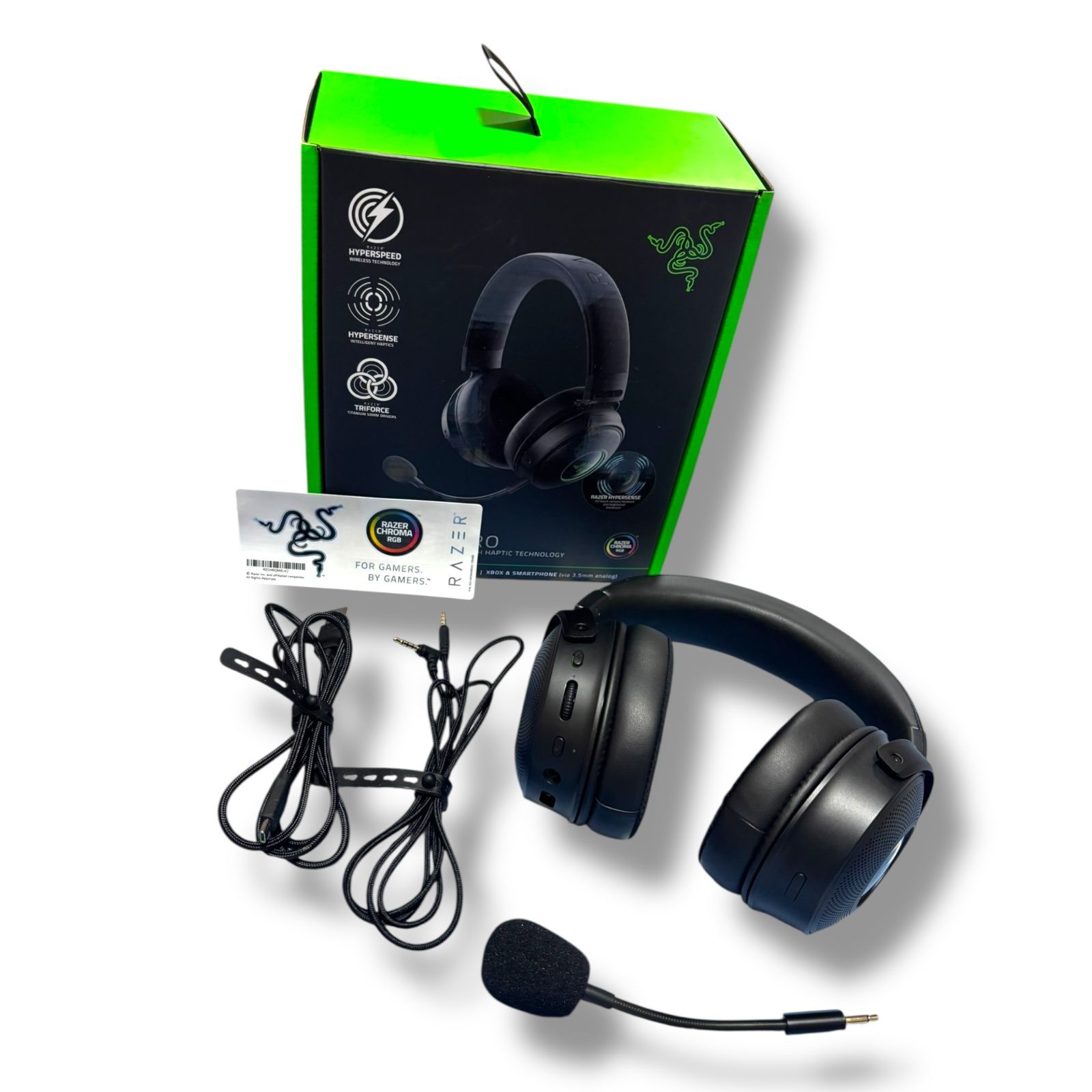 管理番号2815 Razer Kraken V3 Pro ワイヤレス ゲーミングヘッドセット
