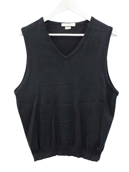 ジョンスメドレー JOHN SMEDLEY Vネック コットンニット ベスト