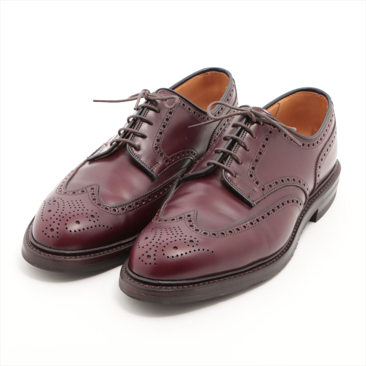 極美品 クロケット&ジョーンズ PEMBROKE ペンブローク レザー ダービー 