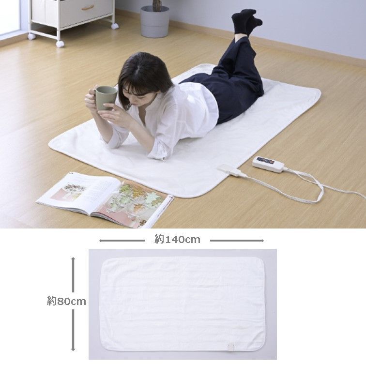 00101 山善 ヤマゼン 電気敷毛布 YMS-FKT32E3WH