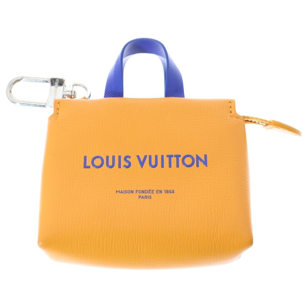 LOUIS VUITTON ルイヴィトン バッグチャーム LV ミニ ショッパー キーホルダー オレンジ M02699