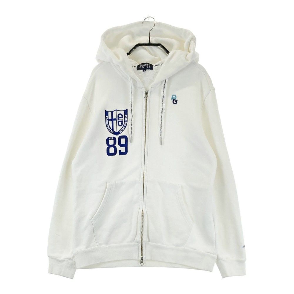 パーリーゲイツ　レディース　ブルゾン　ホワイト　S テックスブリッド フーディブルゾン | PEARLY GATES（パーリーゲイツ