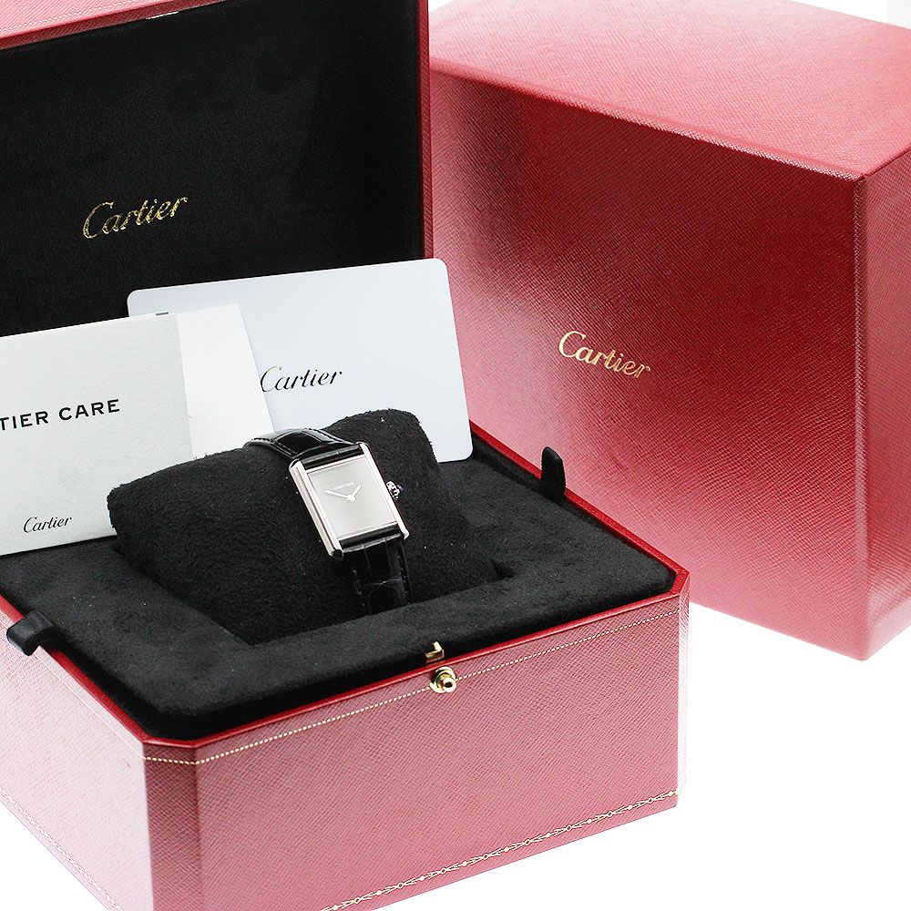 カルティエ CARTIER WSTA0071 タンクマスト SM クォーツ レディース極  