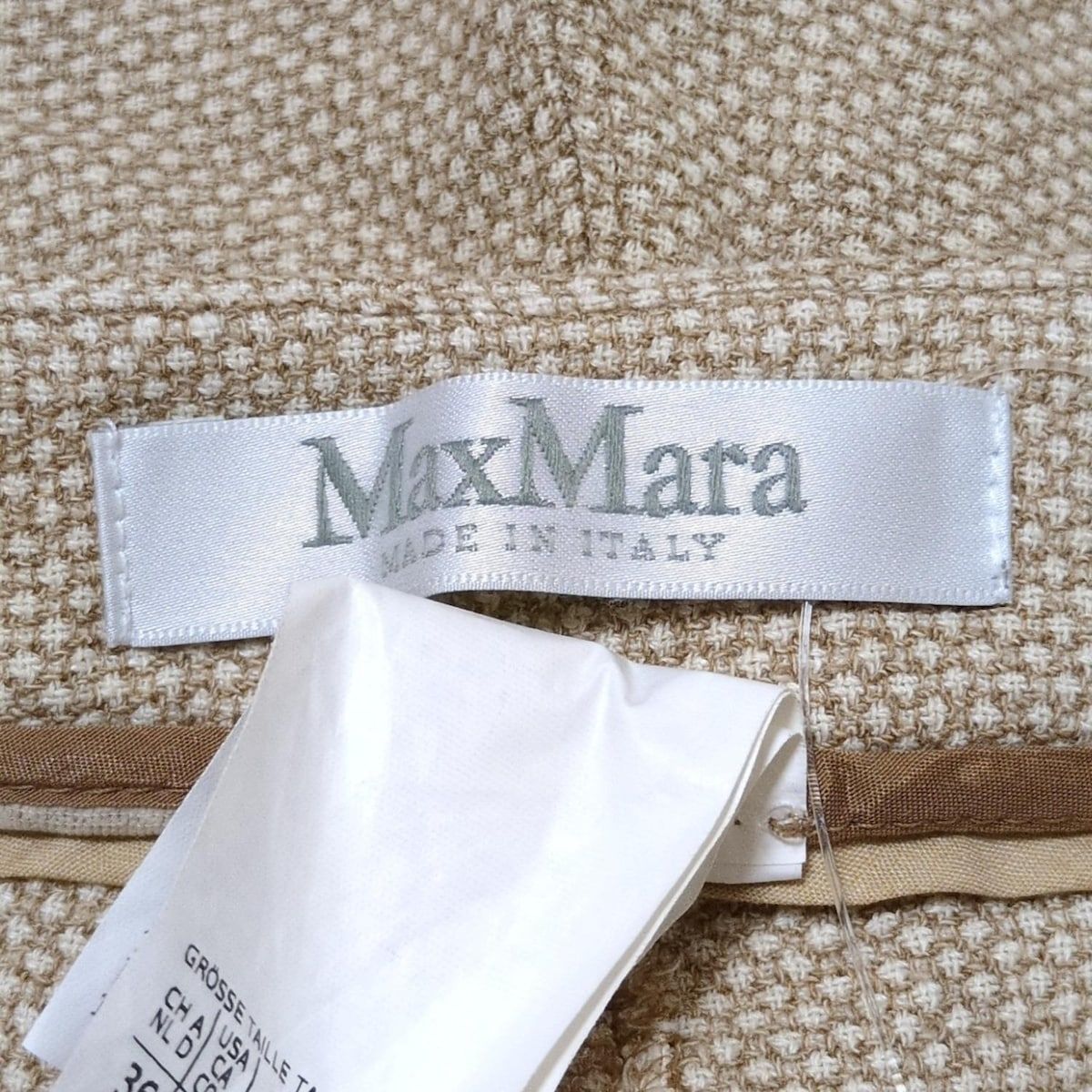 みはる！マックスマーラ（Max Mara ）パンツ【新品】 白 MAXMARA WEEKEND LINE MAX MARA Weekend マックスマーラ