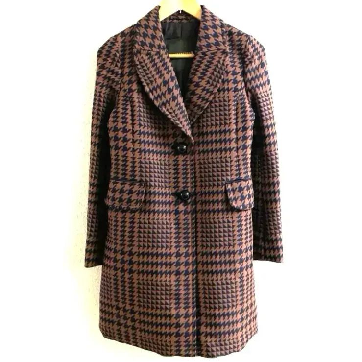 MACKINTOSH LONDON マッキントッシュ ロンドン 中綿 千鳥格子 チエック コート レディース 38