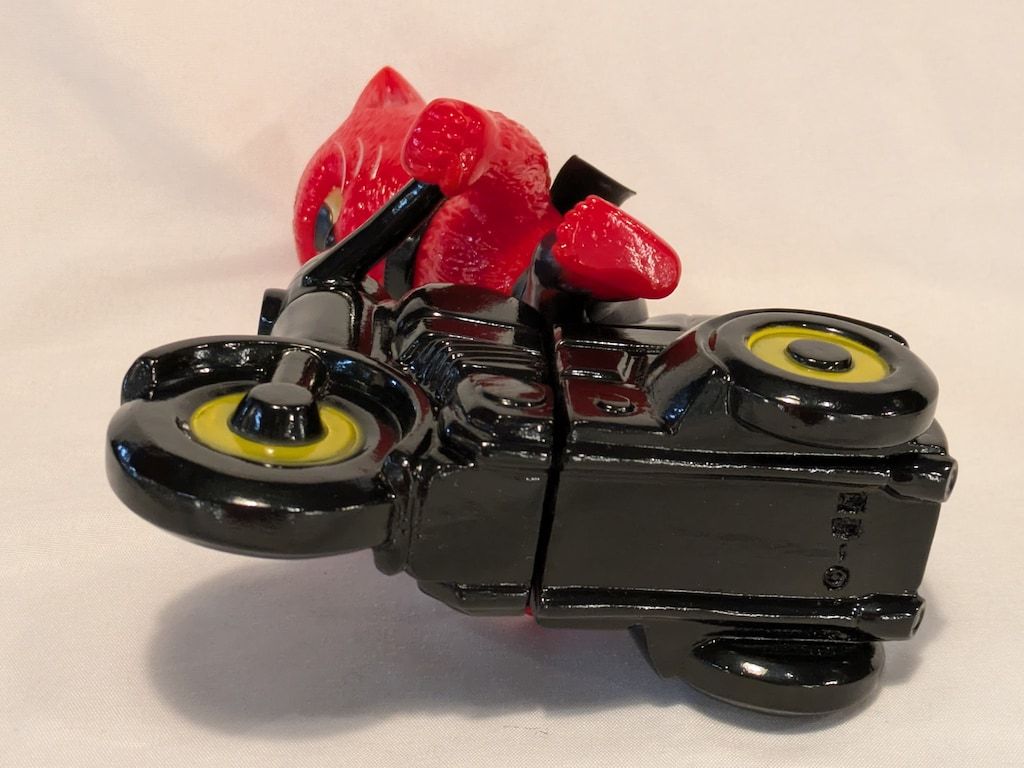 REALHEAD x 一番星 爆走! ネコ男 バイク黒成型/ネコ男/赤成型