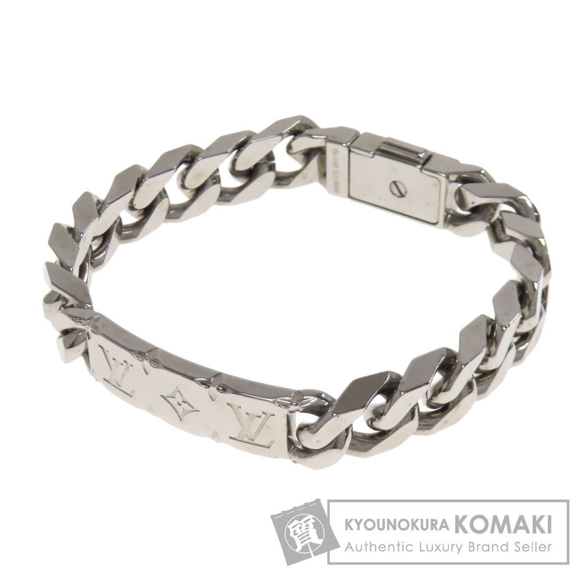 LOUIS VUITTON ルイヴィトン M62486 チェーンブレスレット モノグラム ブレスレット 金属製 メンズ