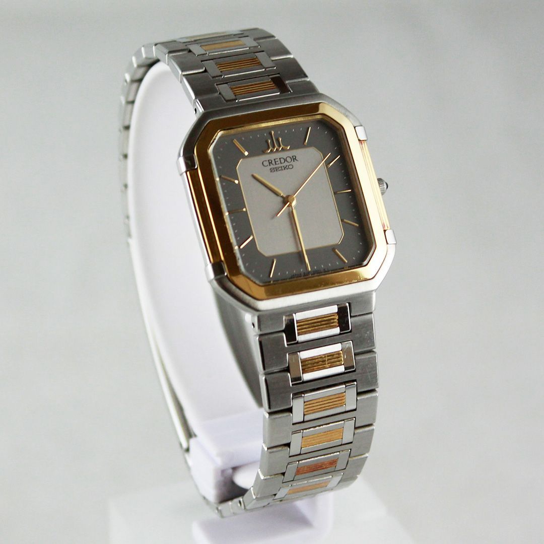 セイコー クレドール オクタゴン コンビカラー 腕時計 レディースウォッチ