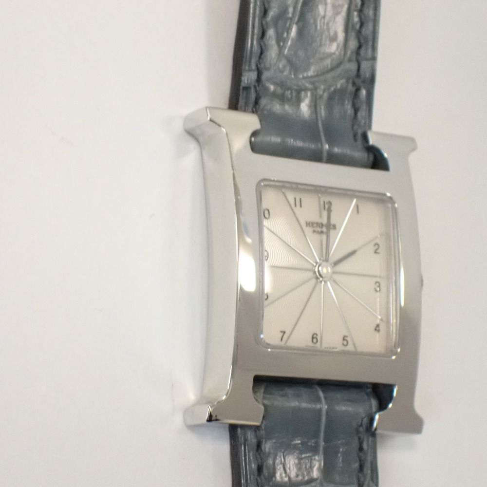Th987022 エルメス 腕時計 Hウォッチ HH1.210 ホワイト文字盤 SS  