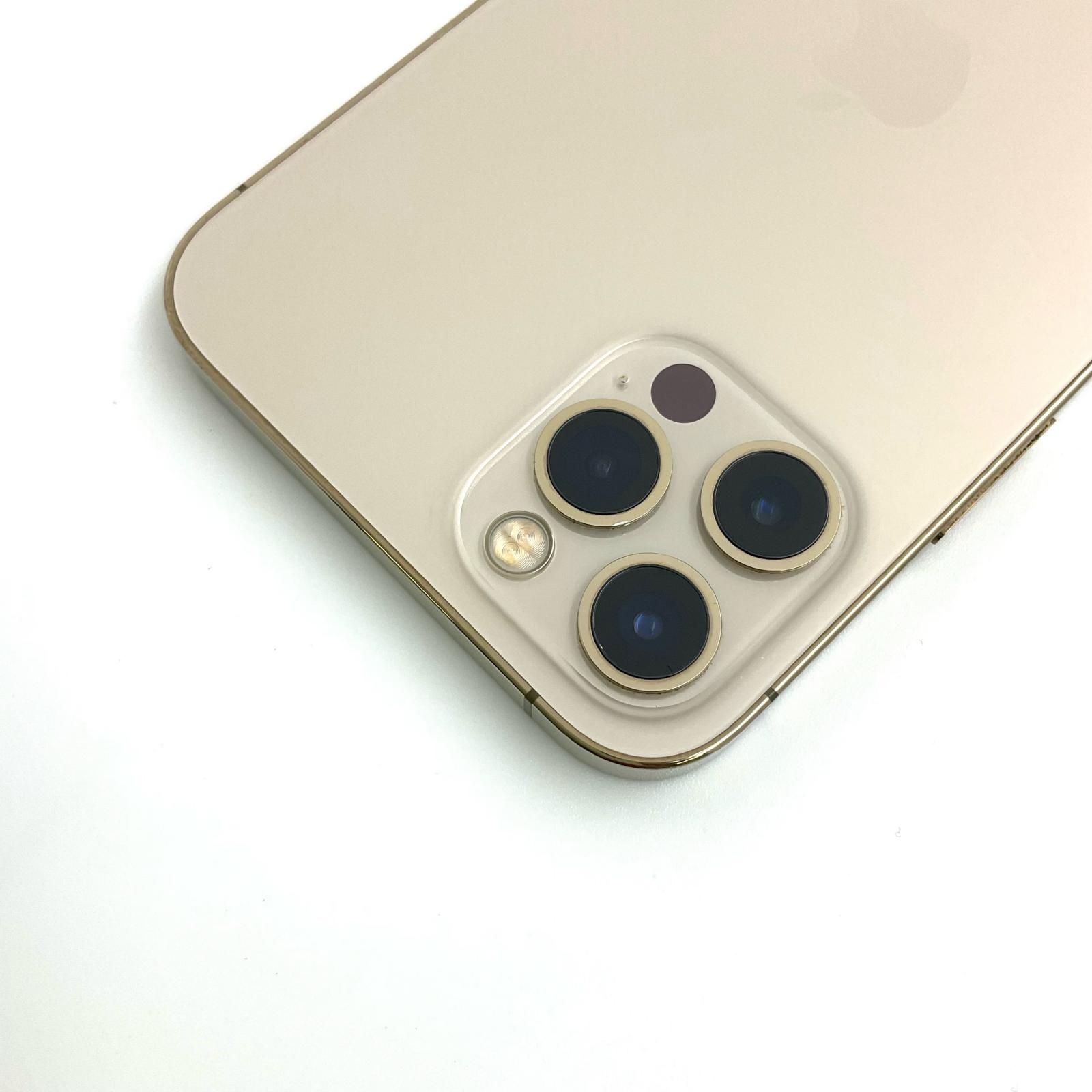 全額返金保証】【最速発送】Apple iPhone 12 Pro 128GB ゴールド au 白