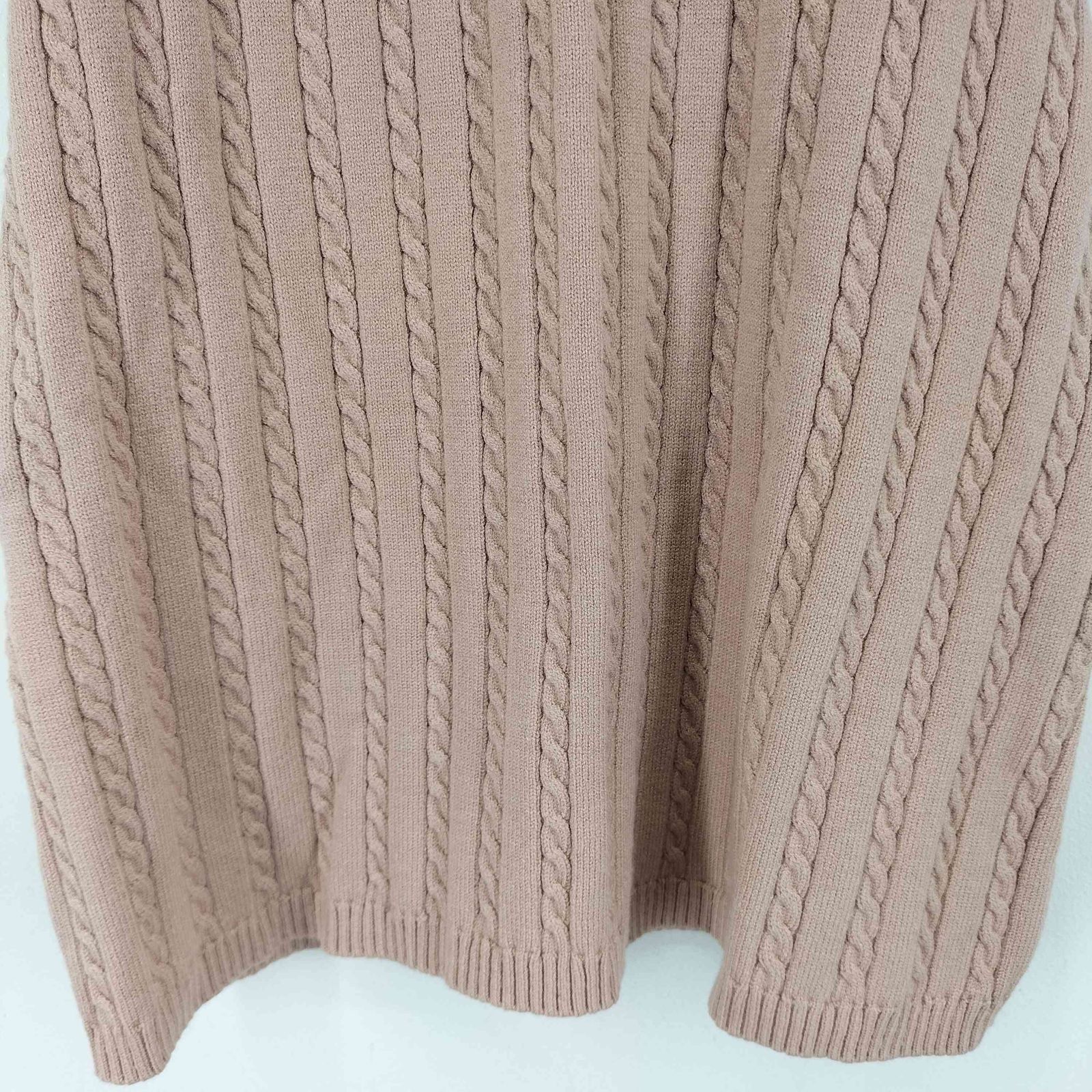 Darich ダーリッチ　エンブレムケーブルニットミニワンピース ダーリッチ Darich エンブレムケーブルニットミニワンピース