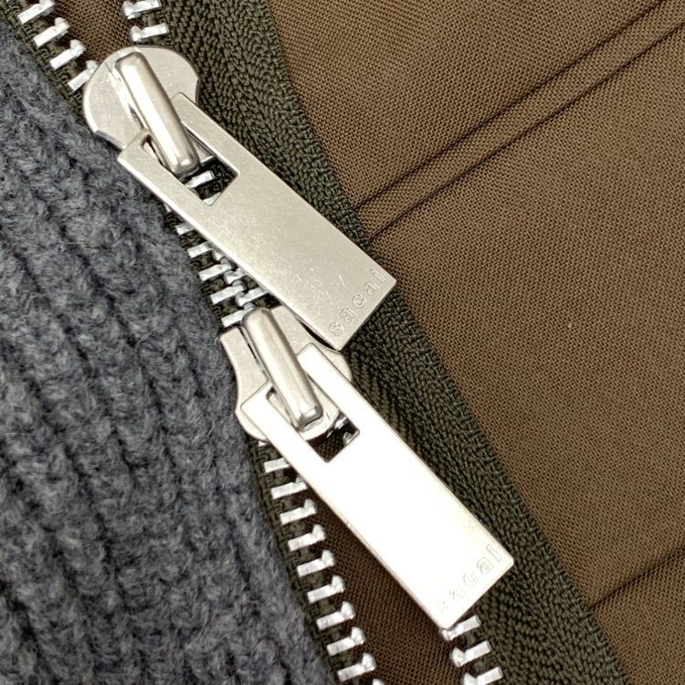 sacai 22aw スーチングウールニットジャケット 22AW sacai サカイ Suiting Knit Jacket スーチングニット