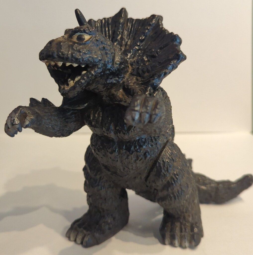 メーカー不明 パチ怪獣 キングザイルスシリーズ風 キングジラース 黒成型 銀