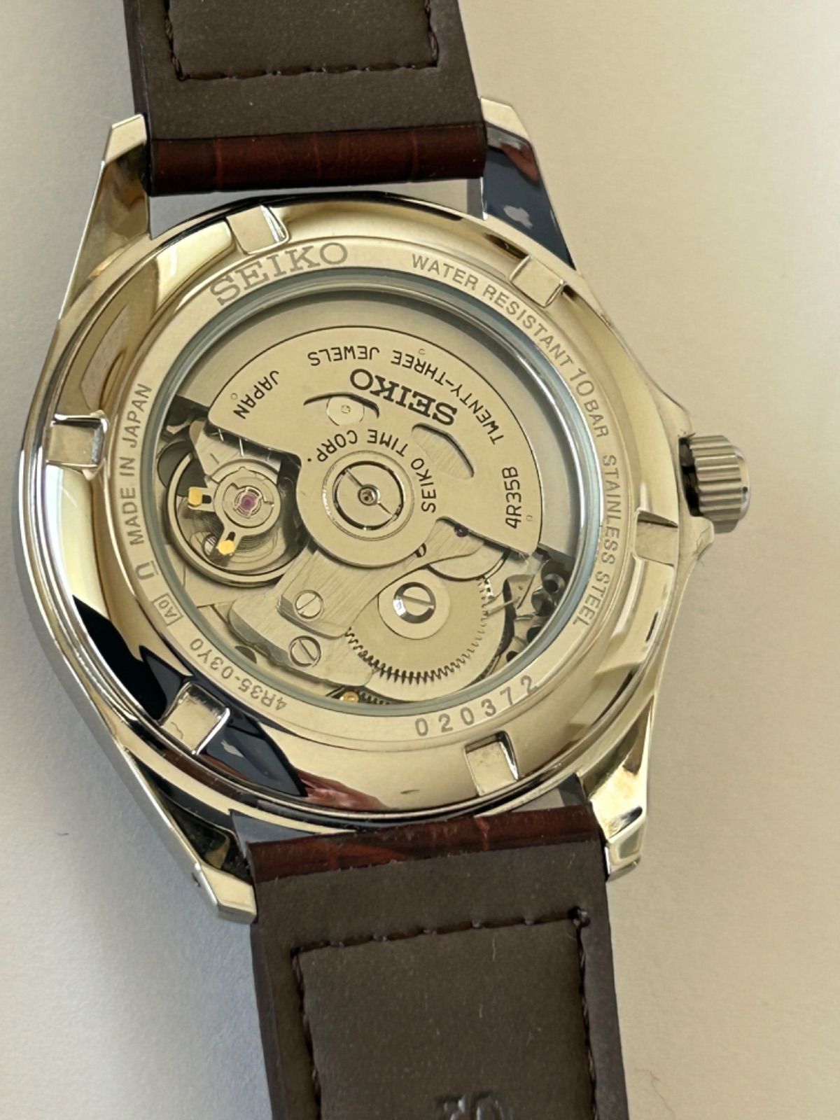 セイコー 腕時計 SZSB018 自動巻き SEIKO 革ベルト セイコー