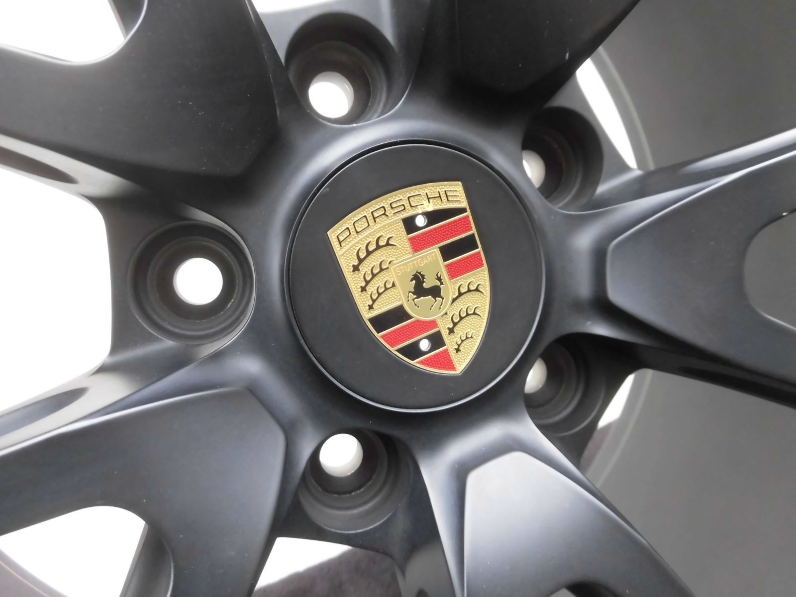 鍛造品 PORSCHE ポルシェ 958 カイエン TWS 特注 マットブラック 10.0J +50 130-5H 71.6HUB 295/35R21 4本