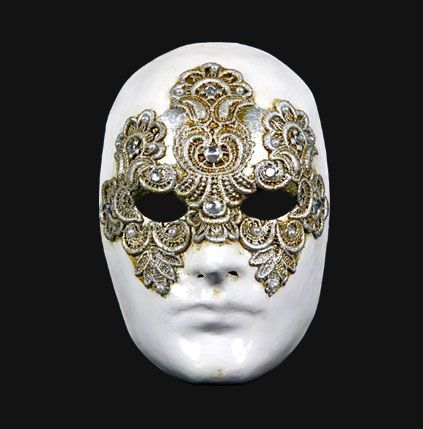 ベネチアンマスク Volto Macrame Maschile Silver - メルカリ