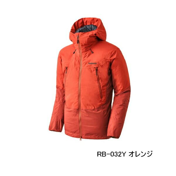 ≪ 25年9月新商品 ≫ シマノ ゴアテックス インサレーション ジャケット 05 RB-032Y オレンジ XLサイズ
