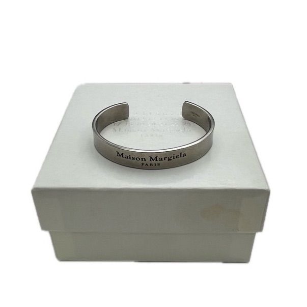 ▽Maison Margiela メゾンマルジェラ バングル SM1UY0052 SV925 き 00598
