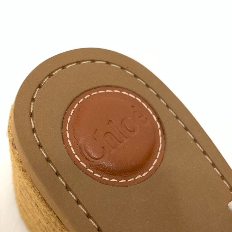 Chloe クロエ WOODY ウェッジエスパドリーユ ウッディサンダル
