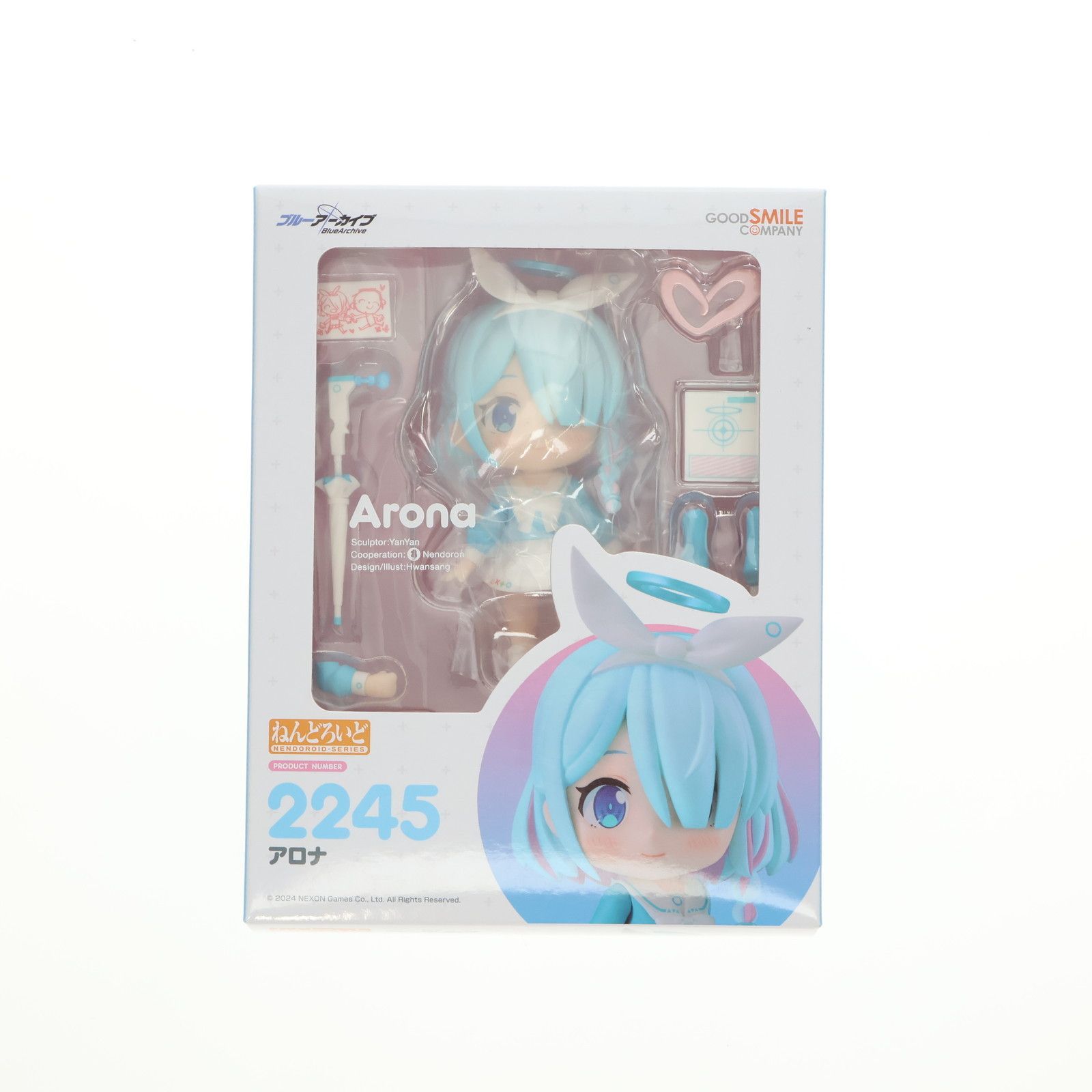 GOODSMILE ONLINE SHOP限定特典付属 ねんどろいど 2245 アロナ ブルーアーカイブ -Blue Archive- 完成品 可動フィギュア グッドスマイルカンパニー
