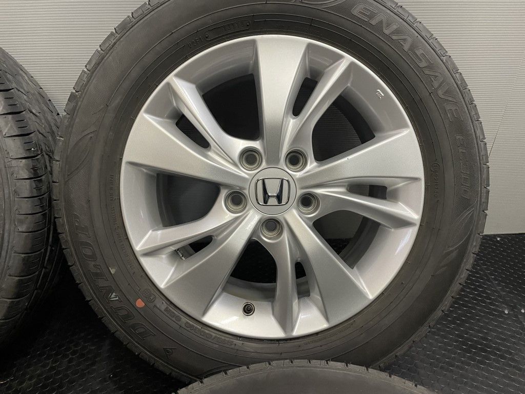 【DUNLOP ENASAVE EC300 215/60R16】夏タイヤ【ホンダ ヴェゼル 純正ホイール 16インチ 7J5HPCD114.3+55】2018年製 バリ溝　(MTA300)クレジットカード QRコード決済可能 DUNLOP ENASAVE EC300 215/60R16】夏タイヤ【ホンダ ヴェゼル 純正