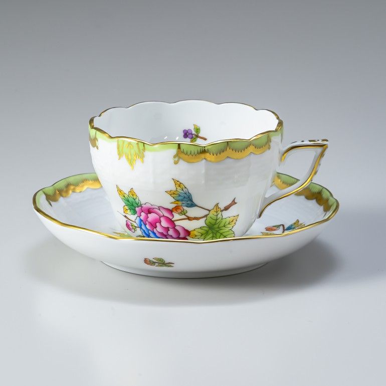 コールポート ミニチュア コバルト ローズ ティーセット ティタニア