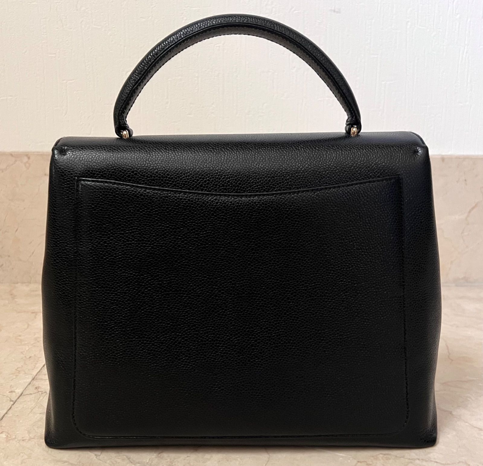 シャネル CHANEL ヴィンテージ トップハンドル ケリー型 ハンドバッグ 