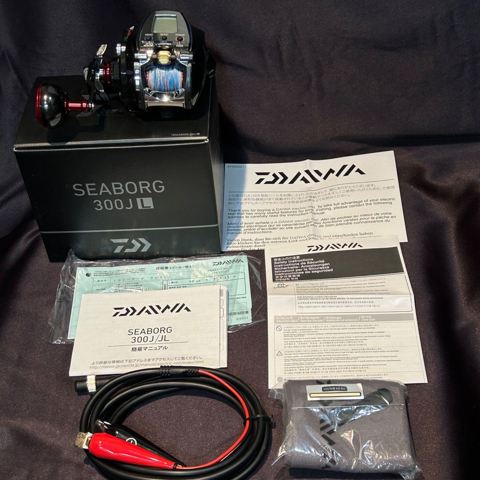 《美品》Daiwa SEABORG 300J　ダイワ シーボーグ 300J　電動リール【A0114】