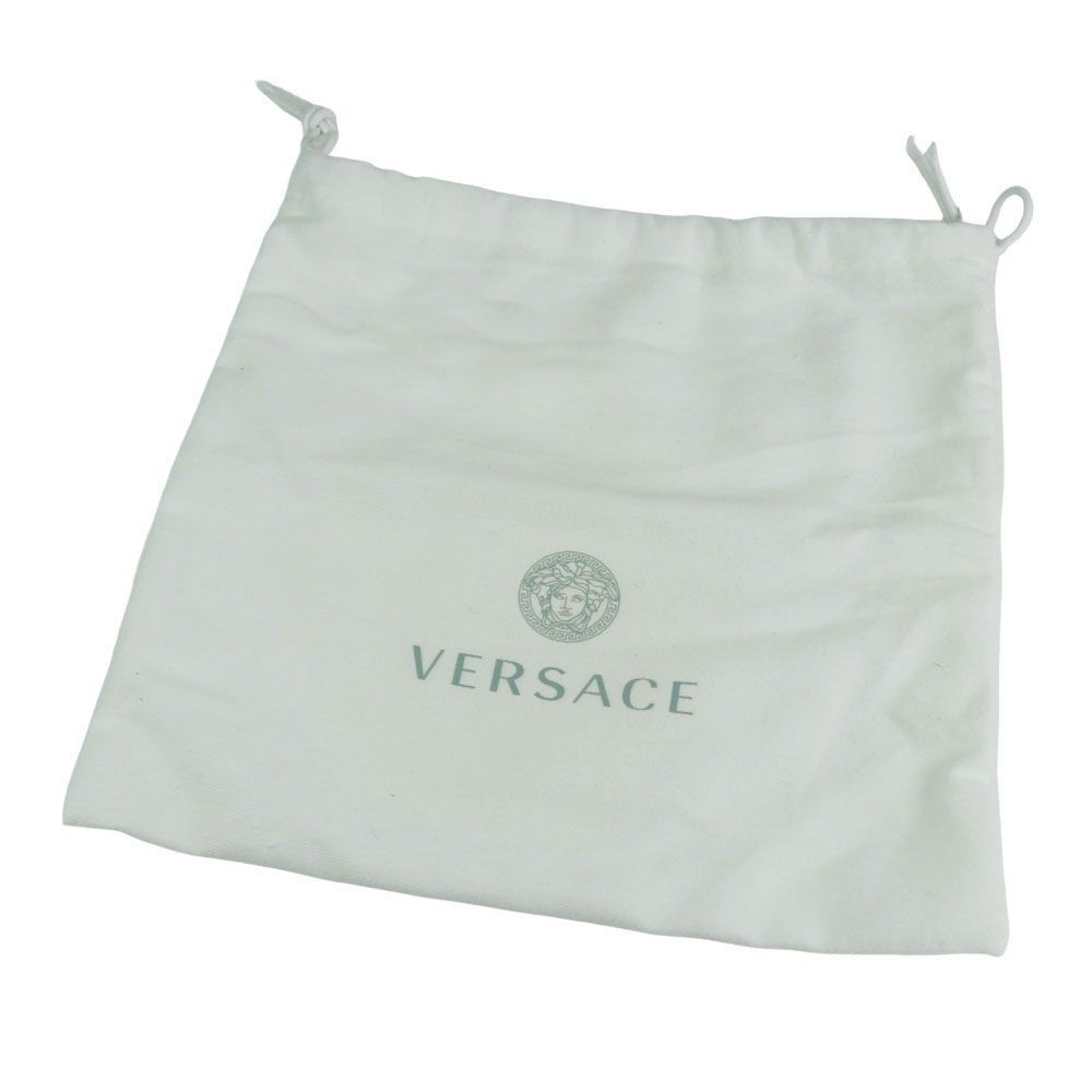 VERSACE ヴェルサーチ　グレカ　サークルポーチ Versace】ヴェルサーチ（ヴェルサーチェ） ラグレカ サークル