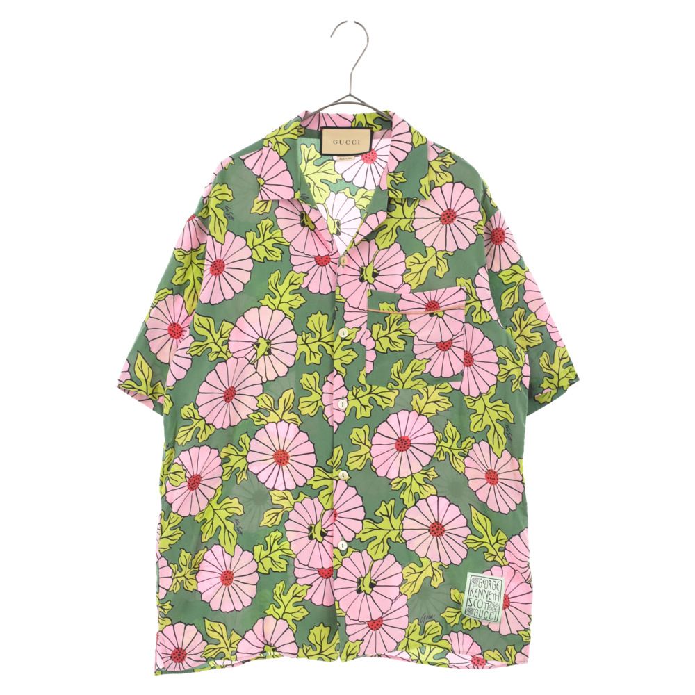 GUCCI (グッチ) ×Ken Scott Floral Bowling Shirt フローラル