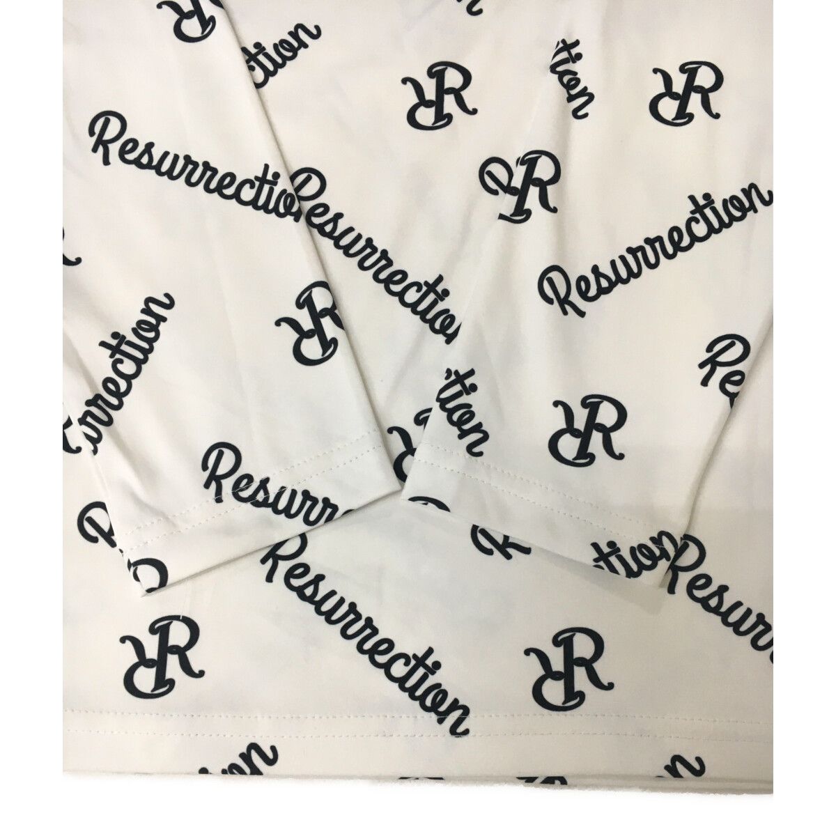 レザレクション ホワイト長袖ハイネックシャツ 中古 レディース レザレクション Resurrection 長袖シャツ M 白