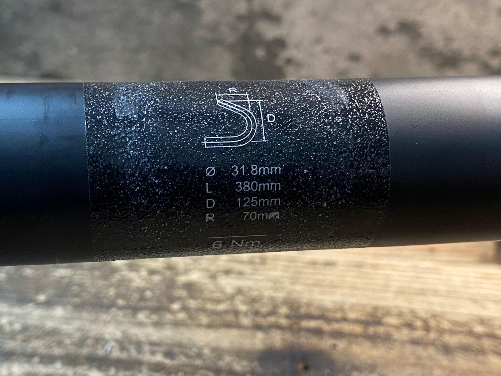 JH602 ITM ドラコ DRACO カーボン ドロップ ハンドル Φ31.8 OS ブラケットC-C380mm LAWEED_CL