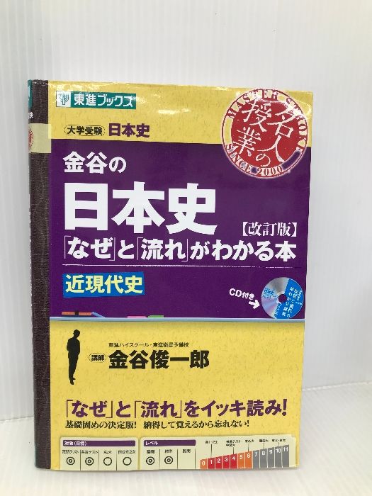 金谷の日本史「なぜ」と「流れ」がわかる本【改訂版】 近現代史 (東進ブックス 大学受験 名人の授業) ナガセ 金谷 俊一郎