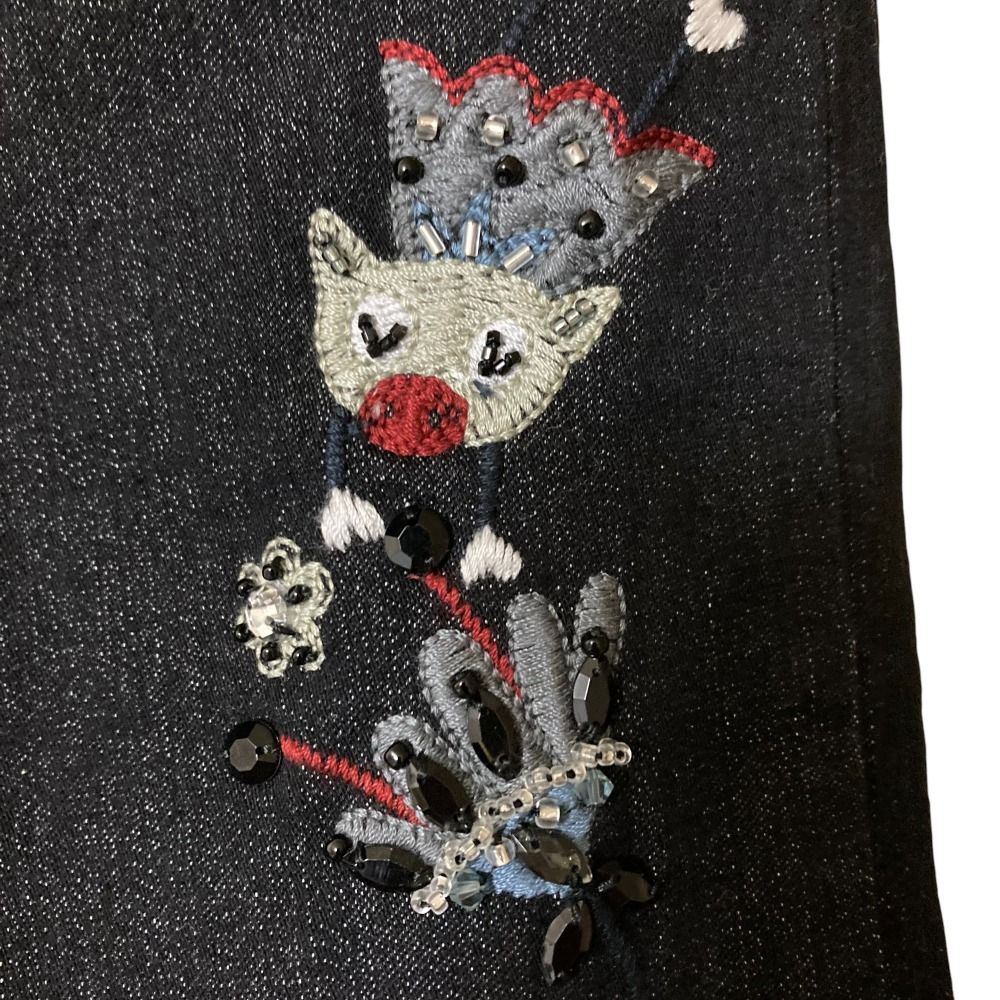 新品同様 OLLEBOREBLA オレボレブラ アルベロベロ ビーズ刺繍