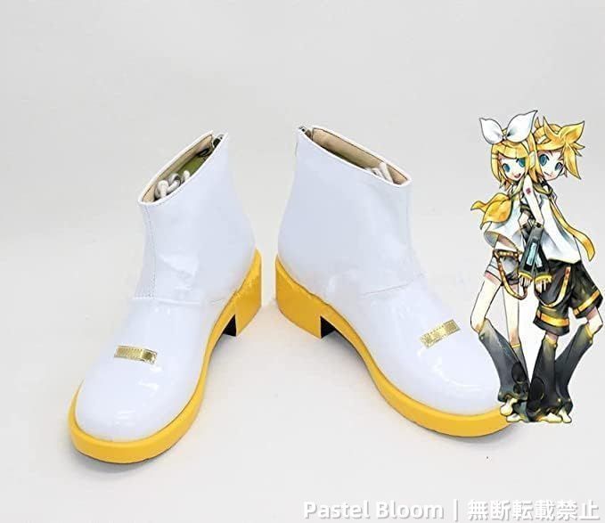 25年 鏡音 リン 鏡音レン コスプレ衣装 靴 コスチューム コスプレ用衣装 変装 コスチューム イベント仮装 キャラクター仮装