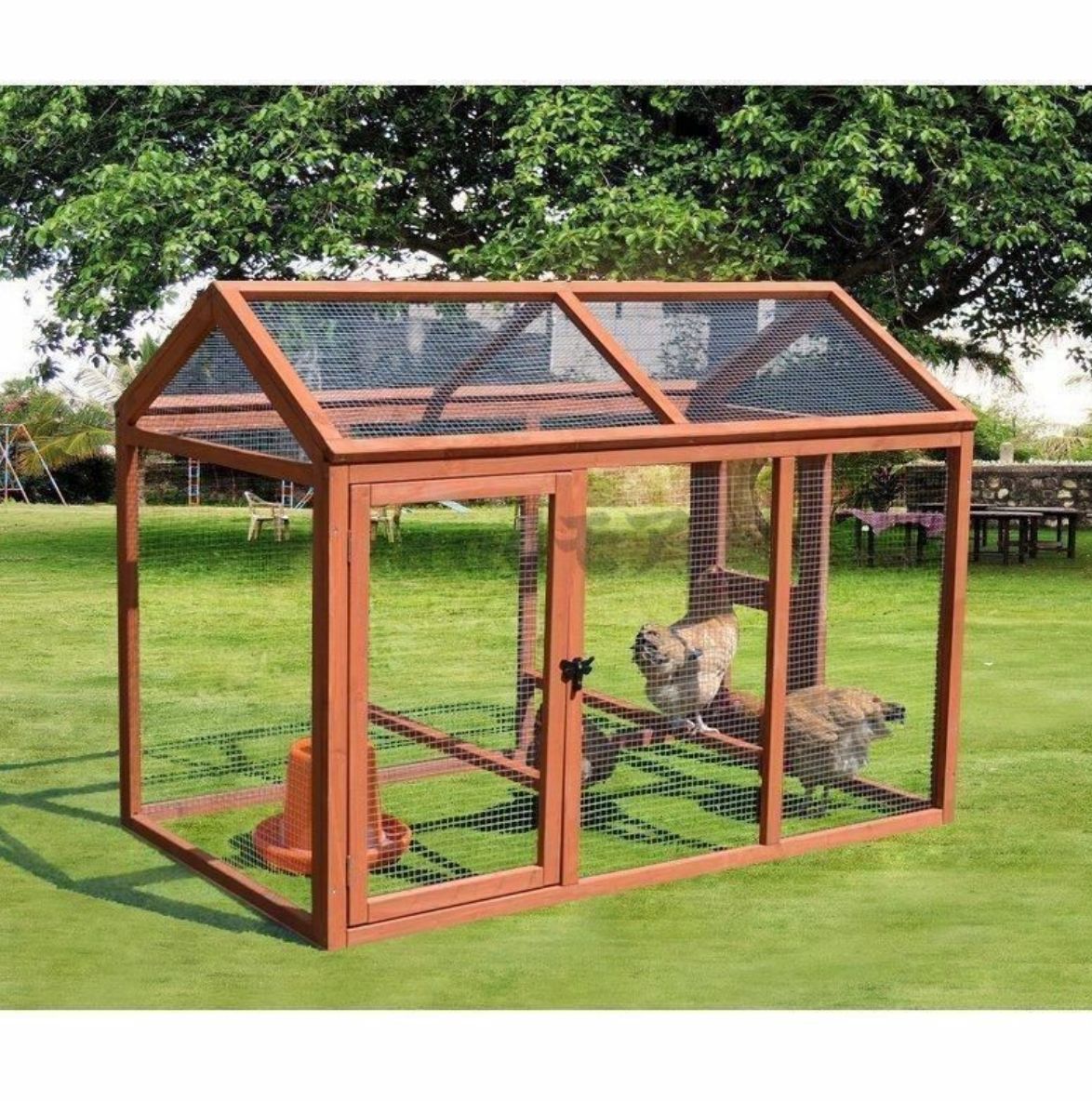 ♥ 大型 犬屋 猫 ペット ウサギ ニワトリ屋 アヒル 鳥かご あひる小屋 オウム 養殖 飼育 室内外 逃げ出防止