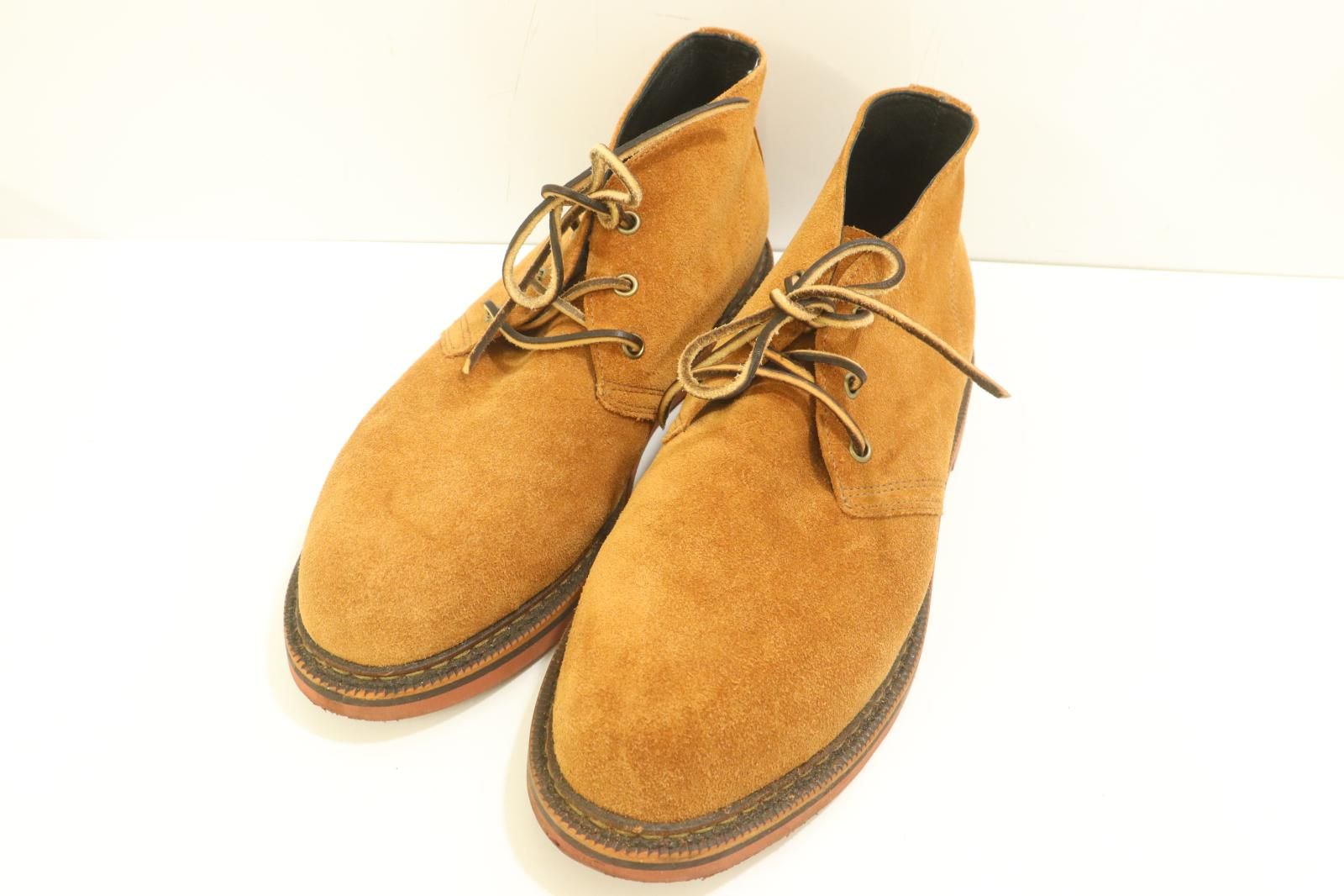 pauls メンズブーツ 42 チャッカブーツ pauls 42 茶 ブラウン 無地