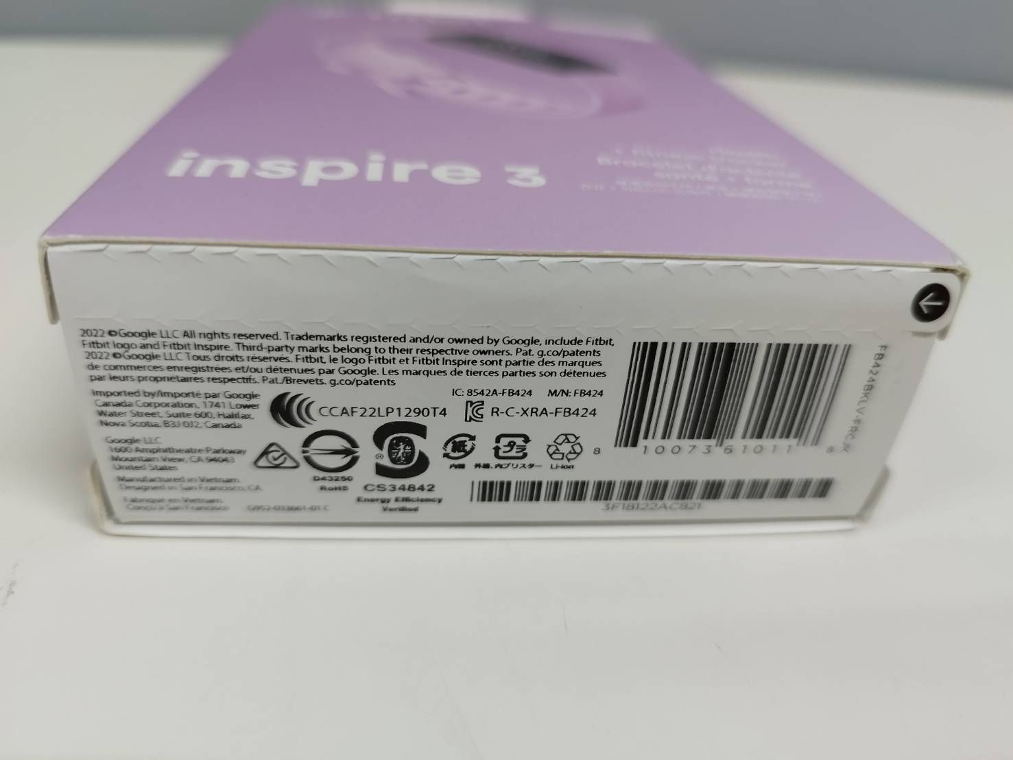 新品未開封】fitbit inspire3/FB424/スマートウォッチ 【公式通販】