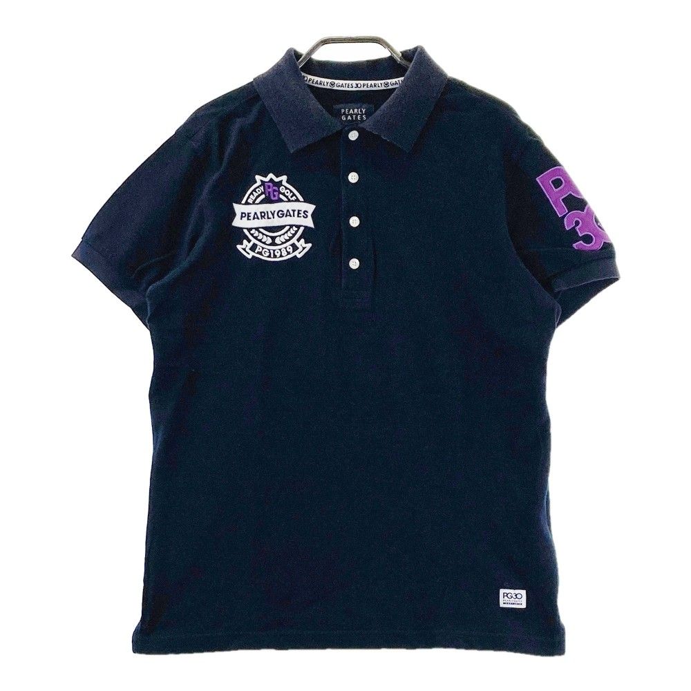 サイズ：4 PEARLY GATES パーリーゲイツ 30周年 半袖ポロシャツ