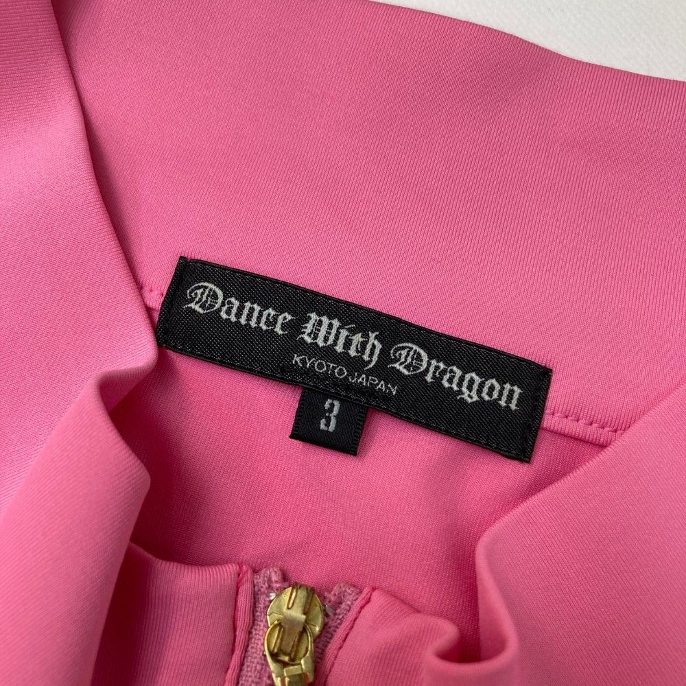 DANCE WITH DRAGON 長袖モックネック 長袖ハーフジップ サイズ3 DANCE