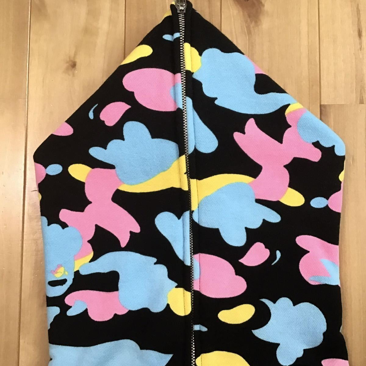 マルチカモ パーカー Lサイズ a bathing ape crazy BAPE full