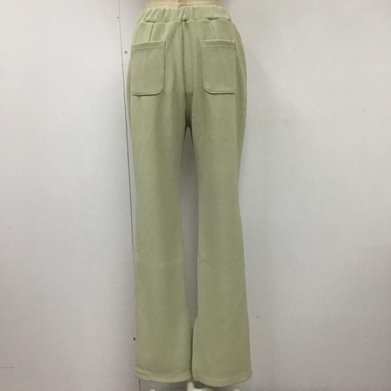 SLY スライ パンツ スラックス 030DSM81-1550 RIB FLARE FIT パンツ