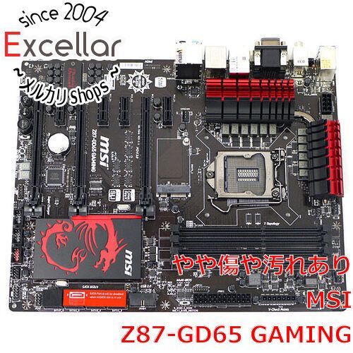 bn:8] MSI製 ATXマザーボード Z87-GD65 GAMING LGA1150 - 家電・PC